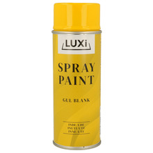 Spraymaling gul blank 400 ml - Luxi